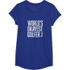 image:imageWorlds Okayest Golfer  Great Gift for Golfers TShirtRoyal Blue
