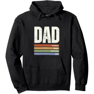 image:imageDad Husband Daddy Protector Hero Gift Pullover HoodieBlack
