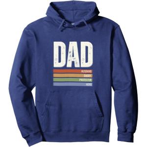 image:imageDad Husband Daddy Protector Hero Gift Pullover HoodieNavy Blue