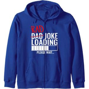 image:imageDad Rad Joke Loading Please Wait  Funny Gift for Dad Zip HoodieRoyal Blue