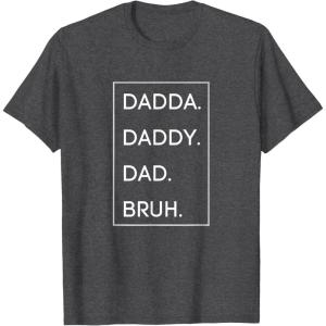 image:imageDada Daddy Dad Bruh TShirtDark Heather Grey