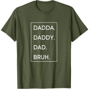 image:imageDada Daddy Dad Bruh TShirtOlive Green