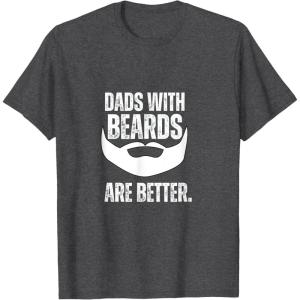 image:imageDads with Beards are Better TShirtDark Heather Grey