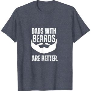 image:imageDads with Beards are Better TShirtHeather Blue