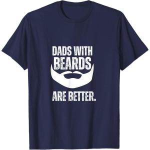 image:imageDads with Beards are Better TShirtNavy Blue