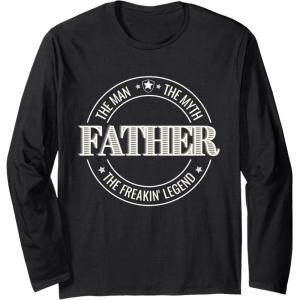 image:imageFather  The Man The Myth The Legend Gift Long Sleeve TShirtBlack