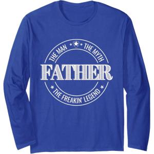 image:imageFather  The Man The Myth The Legend Gift Long Sleeve TShirtRoyal Blue