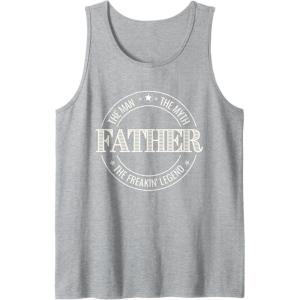 image:imageFather  The Man The Myth The Legend Gift Tank TopHeather Grey