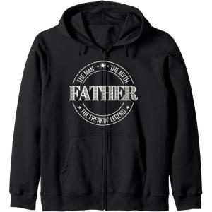 image:imageFather  The Man The Myth The Legend Gift Zip HoodieBlack