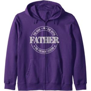 image:imageFather  The Man The Myth The Legend Gift Zip HoodiePurple