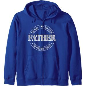 image:imageFather  The Man The Myth The Legend Gift Zip HoodieRoyal Blue