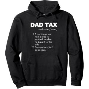 image:imageFunny Witty Dad Tax Gift Pullover HoodieBlack