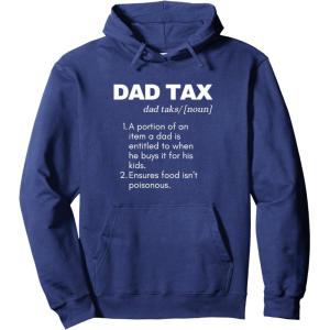 image:imageFunny Witty Dad Tax Gift Pullover HoodieNavy Blue
