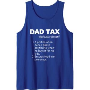image:imageFunny Witty Dad Tax Gift Tank TopRoyal Blue