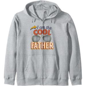 image:imageI am the Cool Father Funny Gift Zip HoodieHeather Grey