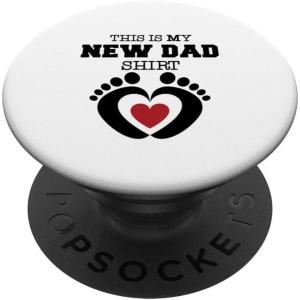 image:imageNew Dad  New Dad Dad To Be Gift PopSockets Swappable PopGripStandard