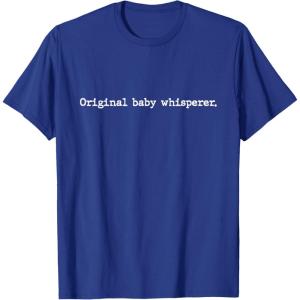 image:imageOriginal Baby Whisperer  New Dad Dad To Be Gift TShirtRoyal Blue
