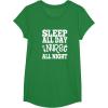 image:imageSleep All Day Nurse All Night  Gift for Nurses TShirtKelly Green