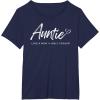 image:imageAuntie  like a mom only cooler TShirtNavy Blue