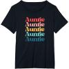 image:imageAuntie Colorful Retro Gift TShirtBlack