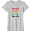 image:imageAuntie Colorful Retro Gift TShirtSilver Grey