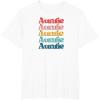 image:imageAuntie Colorful Retro Gift TShirtWhite