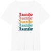image:imageAuntie Colorful Retro Gift TShirtWhite