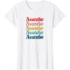 image:imageAuntie Colorful Retro Gift TShirtWhite