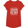 image:imageFreakin Awesome Aunt Looks Like  Gift for Aunts Auntie TShirtRed