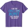 image:imageI Am the Crazy Fun Aunt They Told You About  Gift for Aunts TShirtPurple Heather