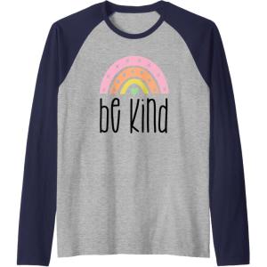 image:imageBe Kind Gifts for Women Girlfriend Sister Aunt and More Raglan Baseball TeeNavy BlueAthletic Heather