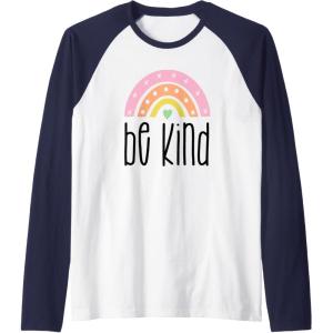 image:imageBe Kind Gifts for Women Girlfriend Sister Aunt and More Raglan Baseball TeeNavy BlueWhite