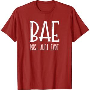 image:imageBest Aunt Ever  Gift for Aunts TShirtCranberry Red