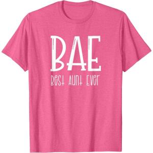 image:imageBest Aunt Ever  Gift for Aunts TShirtPink Heather