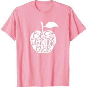 image:imageBest Teacher Ever  Great gift for Teachers TShirt for Men Women KidsPink