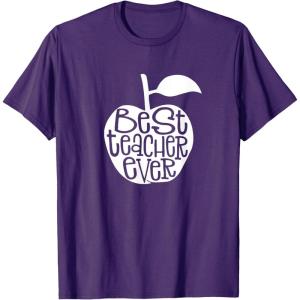 image:imageBest Teacher Ever  Great gift for Teachers TShirt for Men Women KidsPurple