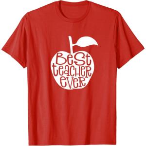 image:imageBest Teacher Ever  Great gift for Teachers TShirt for Men Women KidsRed