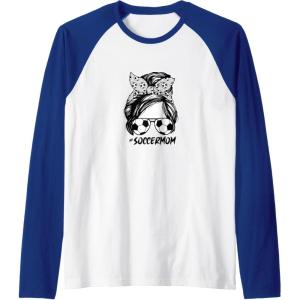 image:imageSoccerMom  Soccer Mom Gifts Raglan Baseball TeeRoyal BlueWhite