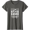 image:imageGame Day  Soccer Mom Gifts TShirtAsphalt Grey