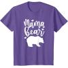 image:imageMama Bear  Great gift for Women Friends Mom TShirtPurple Heather