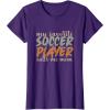 image:imageMy Favorite Soccer Player calls me mom  Soccer Mom Gifts TShirtPurple