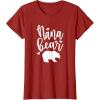 image:imageNana Bear  Great gift for Grandmas Nanas Mimis and More TShirtCranberry Red
