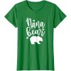 image:imageNana Bear  Great gift for Grandmas Nanas Mimis and More TShirtKelly Green