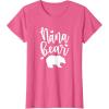 image:imageNana Bear  Great gift for Grandmas Nanas Mimis and More TShirtPink Heather