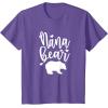 image:imageNana Bear  Great gift for Grandmas Nanas Mimis and More TShirtPurple Heather
