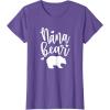 image:imageNana Bear  Great gift for Grandmas Nanas Mimis and More TShirtPurple Heather