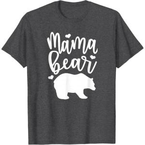 image:imageMama Bear  Great gift for Women Friends Mom TShirtDark Heather Grey