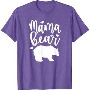 image:imageMama Bear  Great gift for Women Friends Mom TShirtPurple Heather