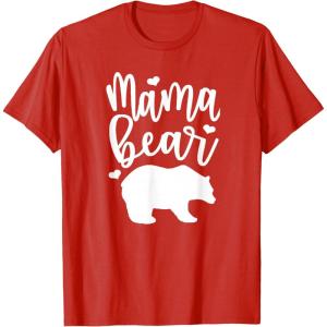 image:imageMama Bear  Great gift for Women Friends Mom TShirtRed