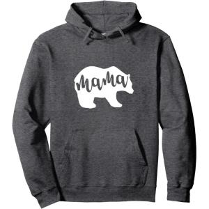 image:imageMama Bear Gift for Mom Mama Nana Mimi Pullover HoodieDark Heather Grey